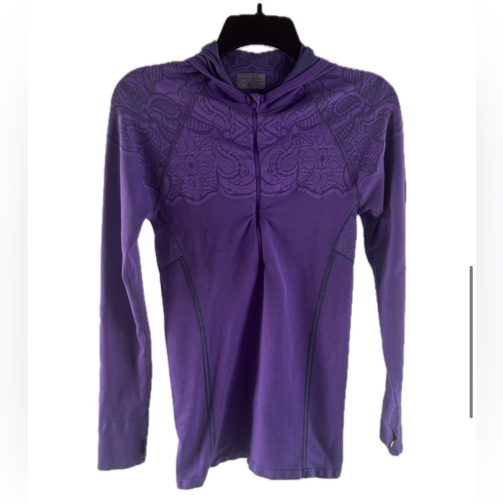 Athleta Hooded Sweater – Purple – Size M